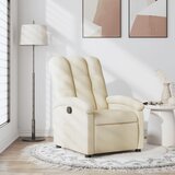 vidaXL naslanjač iz krem blaga | Shoptok.si