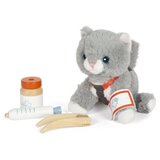 Small foot by Legler Small Foot Plush Cat Care Set Animals Pastel plišasta igrača 2y+ 1 kos | Shoptok.si