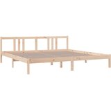 Okvir kreveta bez madraca 200 x 200 cm od masivnog drva | shoptok.hr