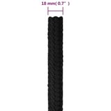  Vrv za čoln popolnoma črna 18 mm 100 m polipropilen | Shoptok.si