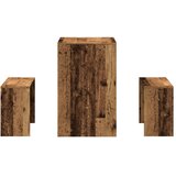  3-dijelni blagovaonski set stola i klupa boja hrasta drveni | shoptok.hr