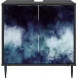  Kupaonski ormar RAALTE Crni hrast 60 x 40 x 61 cm | shoptok.hr