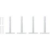 vidaXL Stenska polica s predalom 2 kosa hrast 60x23,5x10 cm mediapan | Shoptok.si