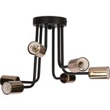 Candellux luster/visilica-spill viseća lampa 6X60W E27 crna