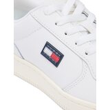 Tommy Jeans Nizke superge 'BASKET' mornarska / živo rdeča / bela | Shoptok.si