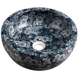 Sapho Temno moder keramičen okrogel umivalnik ø 41 cm Priori – Cene