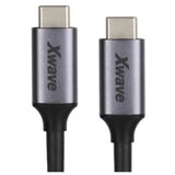  Xwave Kabl Type C na Type C M-M 100W 20Gbps 5A 1m CRNI Cene