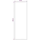  Trkački tepih FLORNES Tkani Siva Pruge 67 x 200 cm PP 7 mm - Sive pruge 67 x 200 cm | shoptok.hr