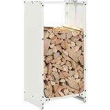  Stalak za drva bijela 40x30x80 cm hladno valjani čelik | shoptok.hr