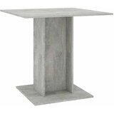  Blagovaonski stol boja betona 80 x 80 x 75 cm konstruirano drvo | shoptok.hr
