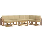  Set vanjskih sofa 9 kom. Bijela i bež | shoptok.hr