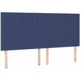  Krevet s oprugama i madracem plavi 160x200 cm od tkanine | shoptok.hr