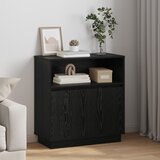 vidaXL Bifei & Strana stolovi Crni hrast Konstruirano drvo Srednji | shoptok.hr