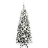 vidaXL Umjetno božićno drvce Bijelo 120 cm PVC | shoptok.hr