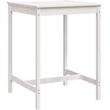  Vrtni stol bijeli 82,5 x 82,5 x 110 cm od masivne borovine | shoptok.hr
