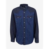 Levi's Levi's Dark Blue Mens Denim Shirt Levi's® Barstow Western Standard - Men Cene'.'