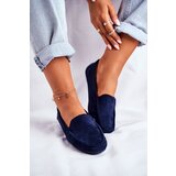 EVENTO Women's Mocassins Navy Blue Suede Morreno | Shoptok.si
