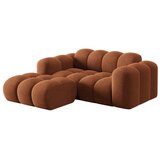 Cosmopolitan Design Kutna garnitura od šenila boja terakote (s lijevim kutom/s ležaljkom) Treno – | shoptok.hr