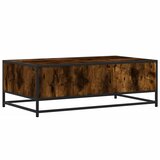  Stolić za kavu boja hrasta 100x57x35 cm od drva i metala | Eponuda.ba