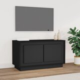 The Living Store TV omarica črna 80x35x45 cm inženirski les - TV Omarica, (21375718) Cene