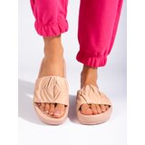 Shelvt Beige women's flip-flops | Shoptok.si