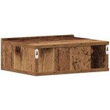 vidaXL Plutajući noćni ormarić staro drvo 40x32x15cm konstruirano drvo | shoptok.hr