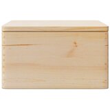  Drvena kutija s poklopcem 40x30x23 cm Puno drvo Bor | Eponuda.com