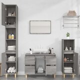 Maison Chic Kopalniški sestavi - Kopalniško pohištvo 3 kosi siva sonoma inženirski les, (21788047) | Shoptok.si
