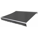 vidaXL zložljiva tenda z motorjem 400 cm antracit | Shoptok.si