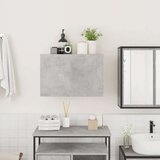 vidaXL Kopalniška stenska omarica betonsko siv 60x25x40 cm inž. les | Shoptok.si