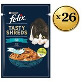 Felix Vlažna hrana za mačke tasty shreds Tuna, 26x80g | Eponuda.com