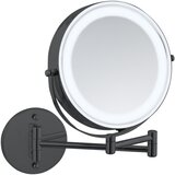 Wenko Kozmetičko ogledalo s osvjetljenjem/povećavajuće (s povećanjem 5x) ø 25,5 cm Lumi – | shoptok.hr