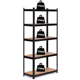  Metalna polica 180x90x40 cm za garažu ili podrum, 5 polica, nosivost 875 kg ModernHome | shoptok.hr