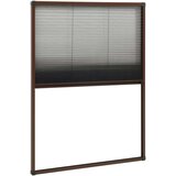  Zaslon protiv insekata za prozore aluminijski smeđi 80 x 120 cm | shoptok.hr