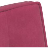 vidaXL Stolica za opuštanje vino crvena 64x74x84 cm baršun | shoptok.hr