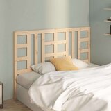  Uzglavlje za krevet 126 x 4 x 100 cm od masivne borovine | shoptok.hr
