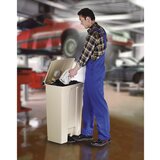 Rubbermaid Industrijsko vedro s pedalom, prostornina 45 l, beige barve | Shoptok.si