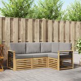  Setovi sofa 4 pcs Bijela i svjetlosiva 187,5 x 128,5 x 73 cm | Eponuda.ba