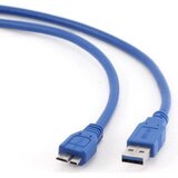 Gembird CCP-mUSB3-AMBM-6 USB3.0 AM to Micro BM cable, 1.8m Cene