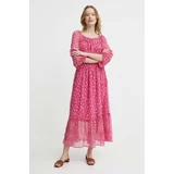 PepeJeans Obleka MARLENE roza barva, PL953469