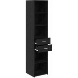  Highboard Crni hrast 40 x 42,5 x 185 cm Konstruirano drvo | shoptok.hr