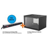 Intellinet LAN ormar zidni 9U400mm 714174+PDU 713986 crni ( 0537111 ) 715249 | ePonuda.com