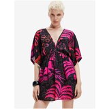 Desigual Black Women Patterned Dress Ko Samui - Women Cene