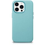 ICARER iPhone 14 Pro Max magnetna usnjena torbica z MagSafe Litchi Premium Leather Case zelena, (21521933) | Shoptok.si