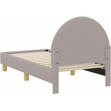  Okvir kreveta za malu djecu s naslonom Svjetlosiva 70 x 140 cm | shoptok.hr