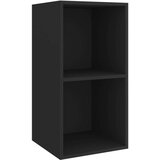  Zidni TV ormarići 4 kom crni od iverice | shoptok.hr