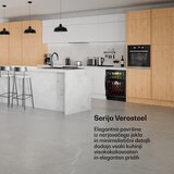 Klarstein VeroSteel hladilnik za vino za vgradnjo | 2 coni | 129 litrov | 43 steklenic | 60 cm | Shoptok.si