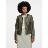 Orsay Khaki women's faux leather jacket - Women's Cene