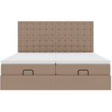  Otomanski krevet s madracima Cappuccino 180x200 cm umjetna koža | shoptok.hr