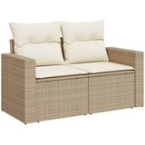  10-dijelni set vrtnih sofa s jastucima bež od poliratana | shoptok.hr
